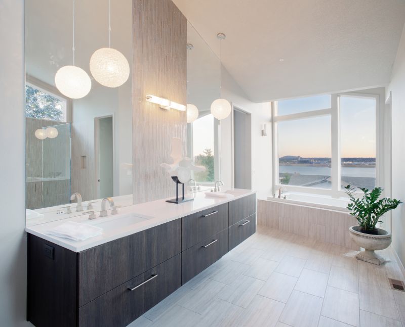 Contemporary Bathroom with Smart Fixtures