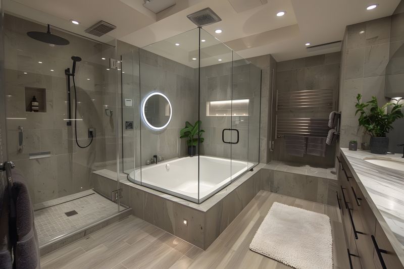 Completed Modern Bathtub